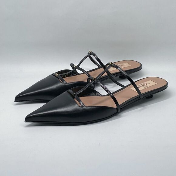 Valentino Garavani Rockstud Wispy Calfskin Mules size 37 - Picture 5 of 14